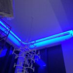 Монтаж натяжных потолков в коттедже, 180 кв метров.